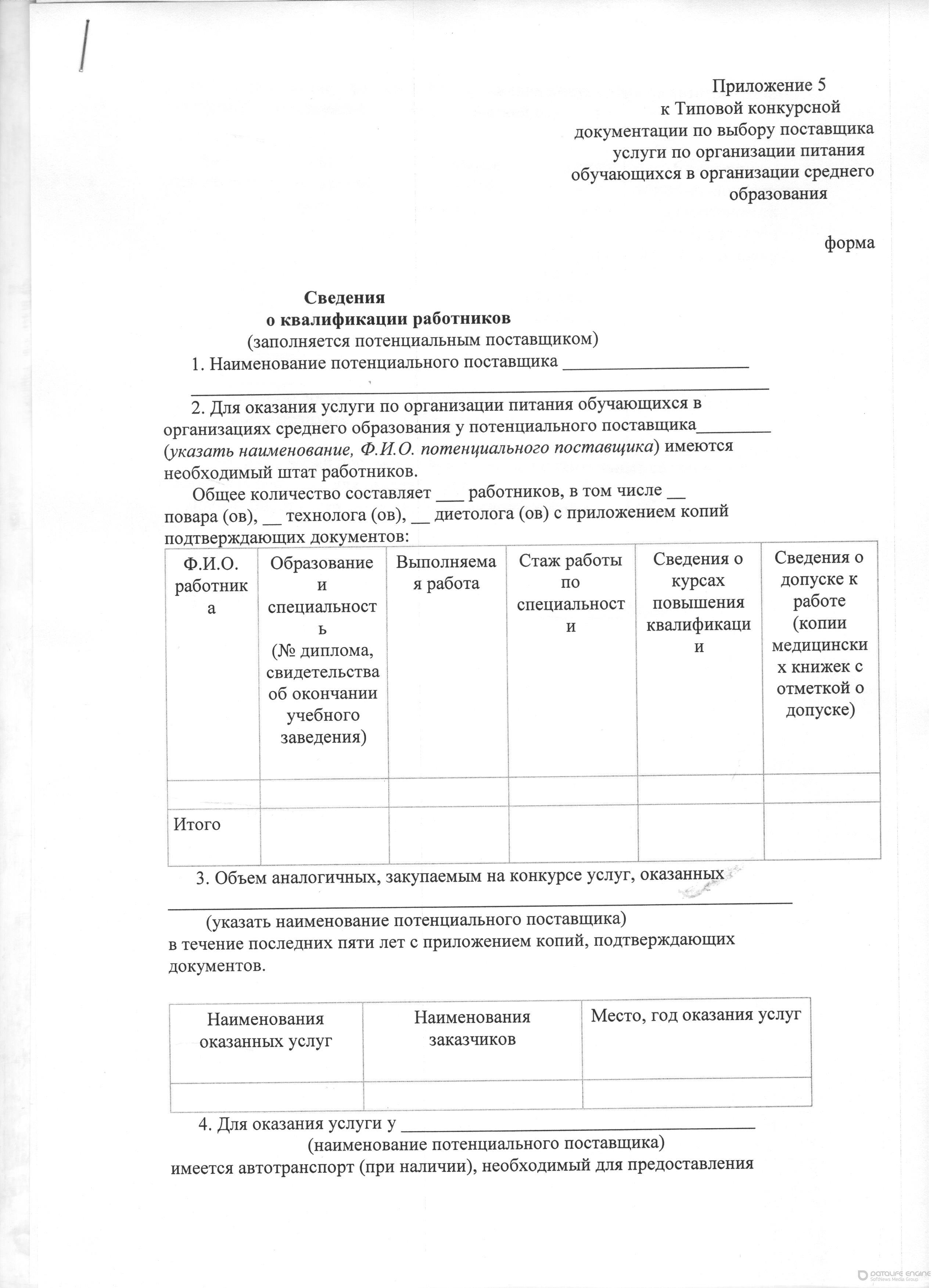 конкурс по организаций горячего питания с 01.09. по 31.12.2016
