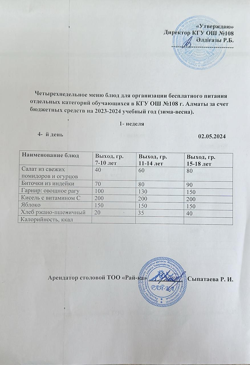 Ас мәзірі