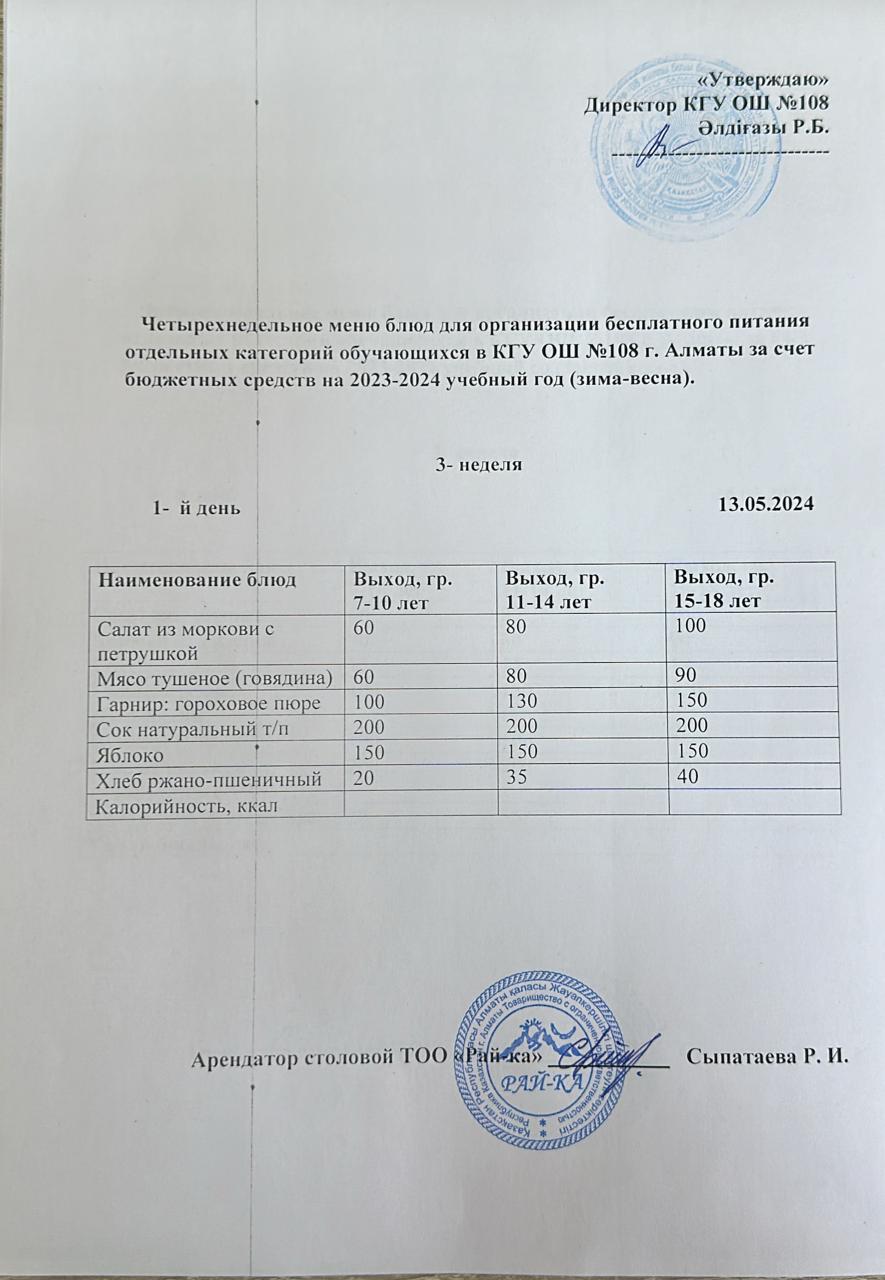 Ас мәзірі