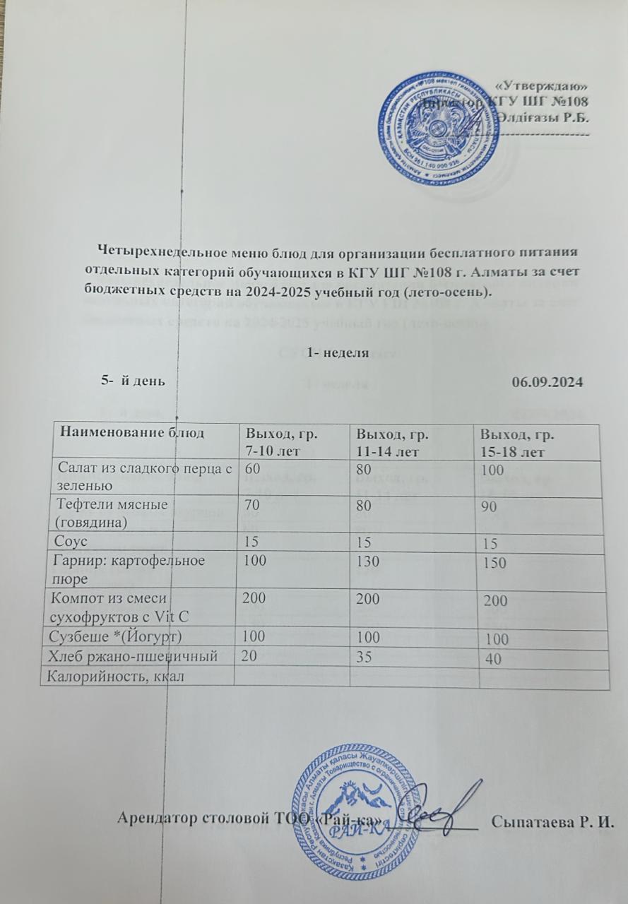Ас мәзірі