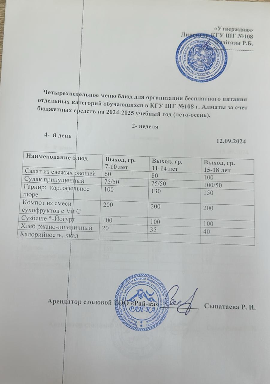 Ас мәзірі