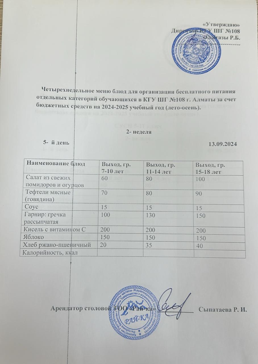 Ас мәзірі