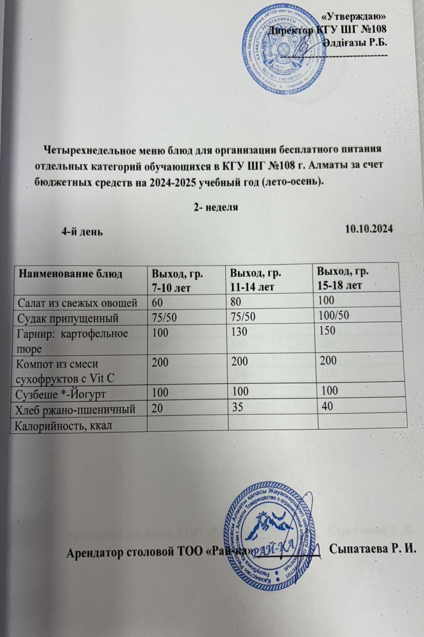 Ас мәзірі