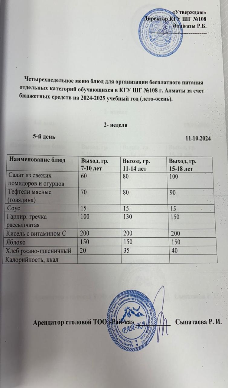 Ас мәзірі
