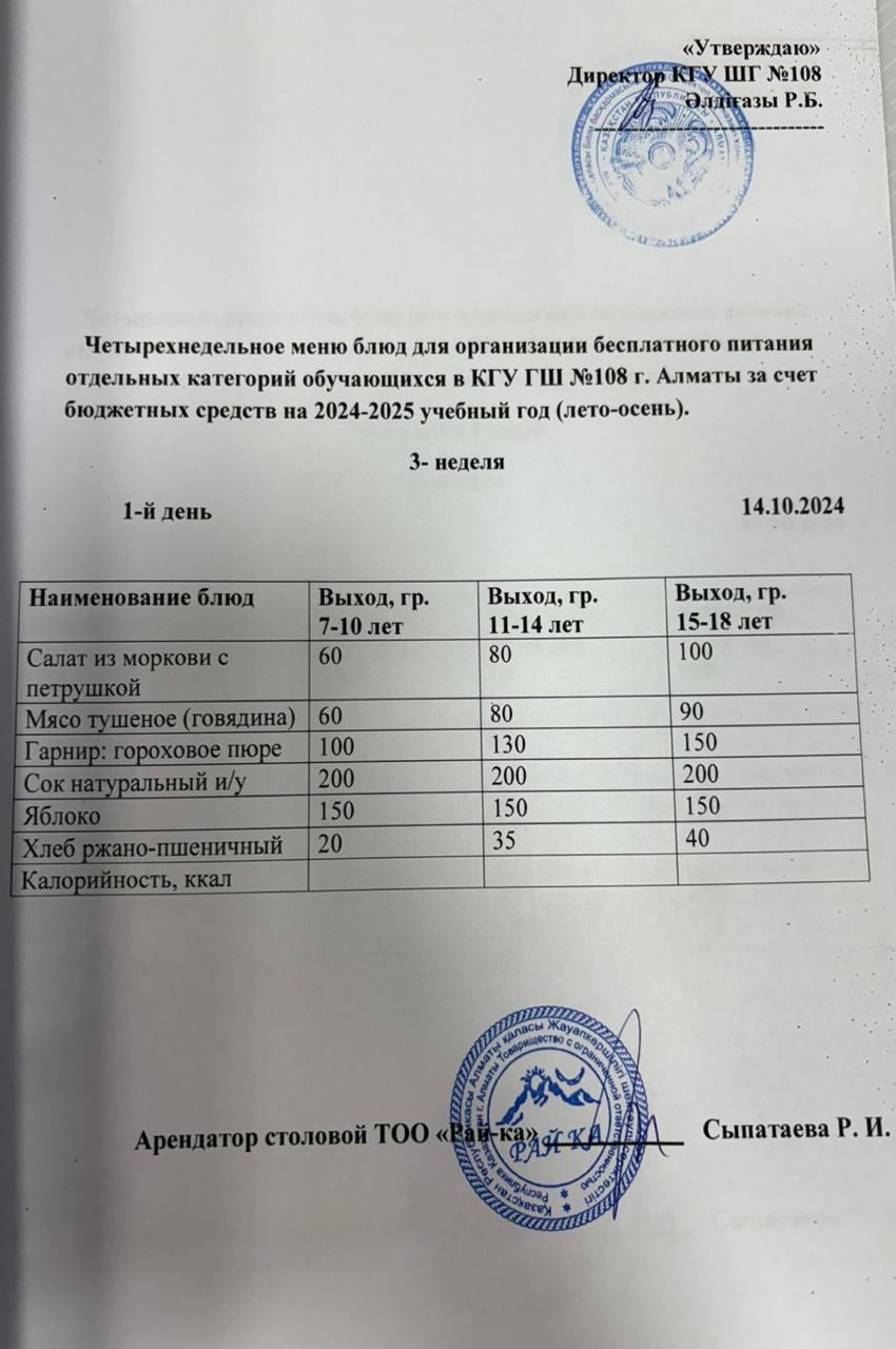 Ас мәзірі