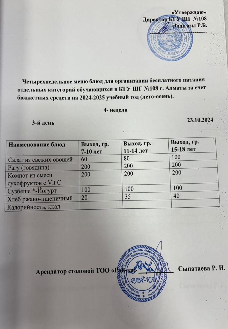 Ас мәзірі