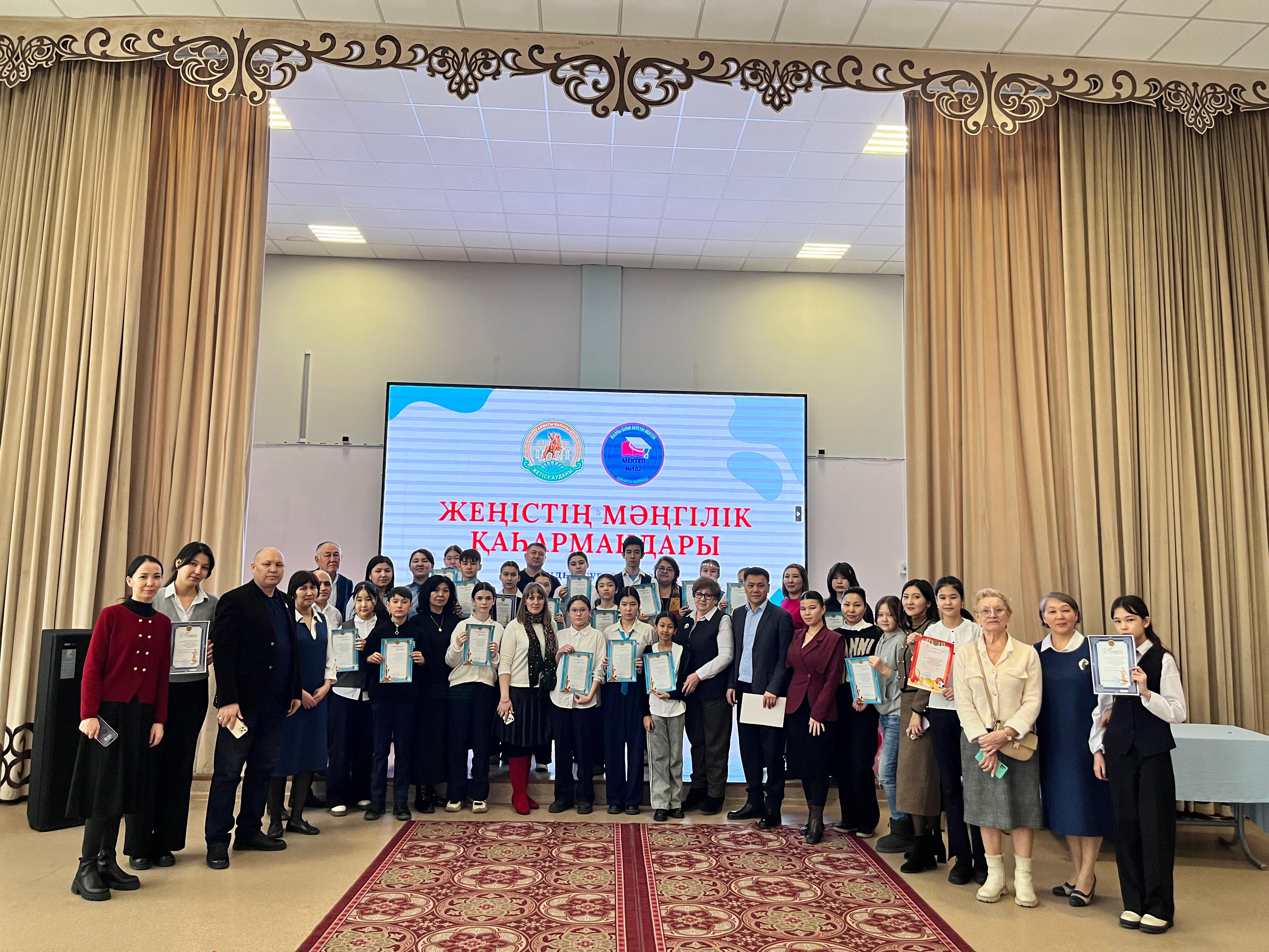 "Жеңістің мәңгілік қаһармандары" аудандық сурет-байқауының нәтижесі